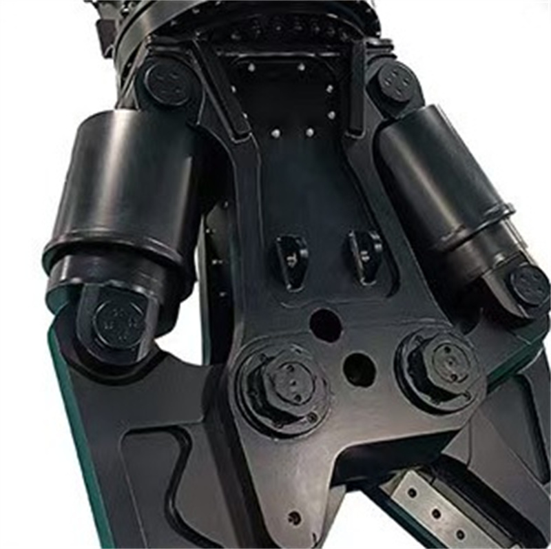 excavator metal shears detail